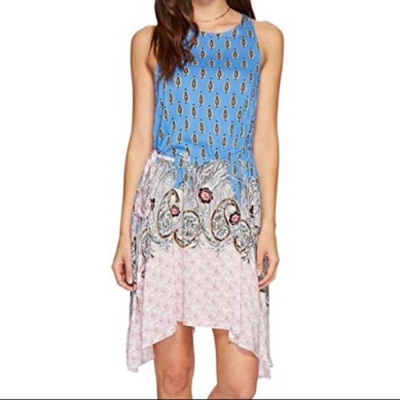 Free People Rendezvous Slip Dress Asymmetrical NWT - Picture 1 of 11
